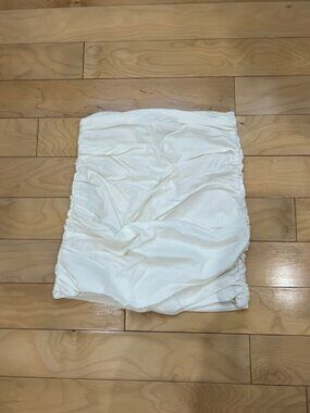 Women’s Zara ruched mini skirt